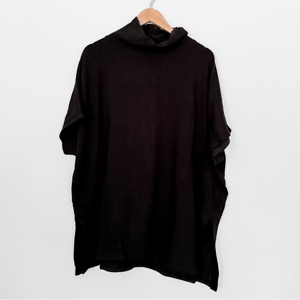 Mono B Shortsleeved Loose Turtleneck Sweatshirt